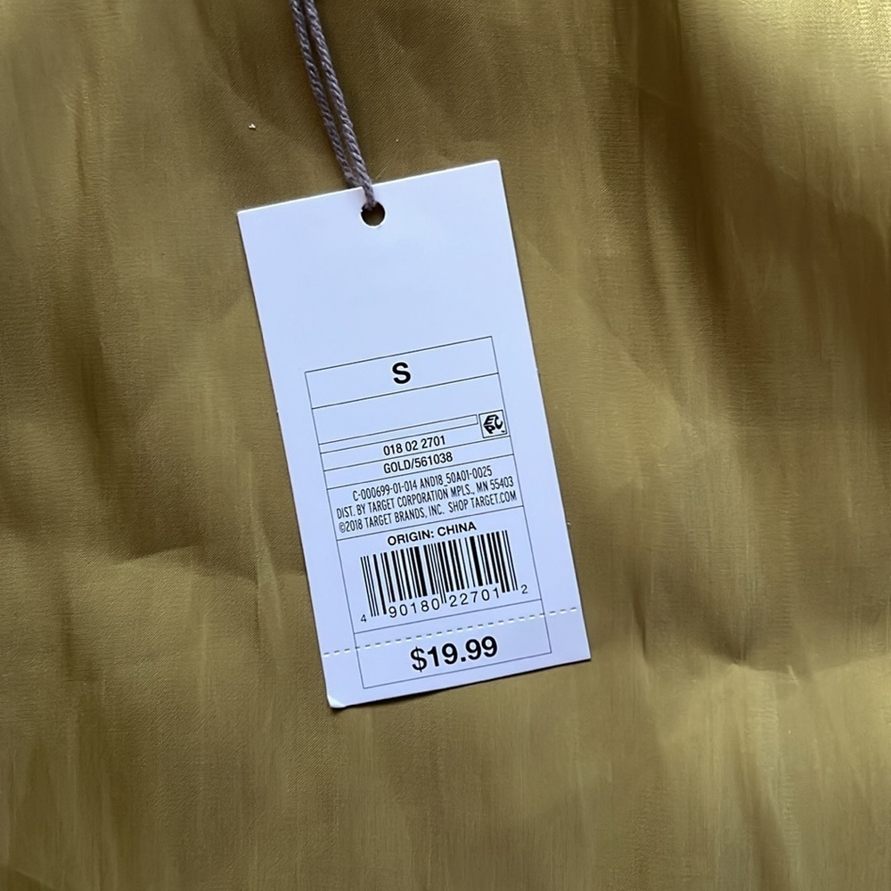 NWT Gold Tank - A New Day Small - Picture 4 of 4